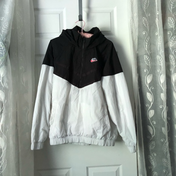 Nike Heritage Windrunner 1/2 Zip activewear men size S hoodie jacket pockets - Picture 2 of 11